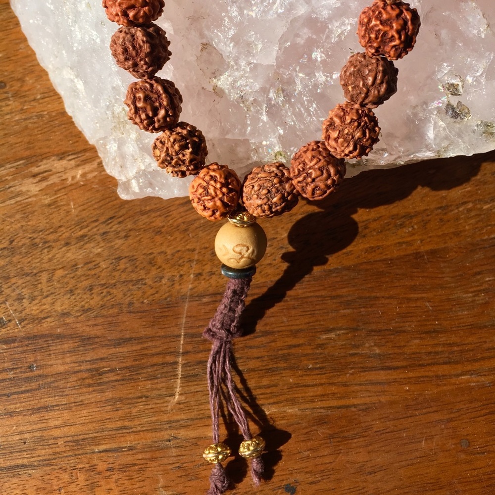 Meditation Bracelet Raksha AUM Beads